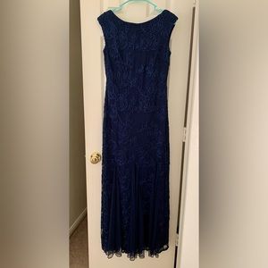 Navy Blue gown / dress evening wear